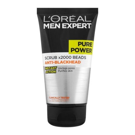 L'Oreal Men Expert Pure Power Anti- Blackhead Face Scrub