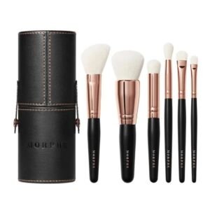 Morphe Rose Away 6 Piece Travel Brush Set