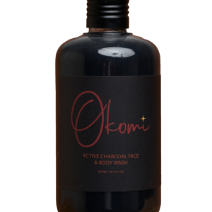 Okomi Active Charcoal Face & Body Wash (300ml)